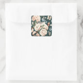 蝶と花 スクエアシール (バッグ)