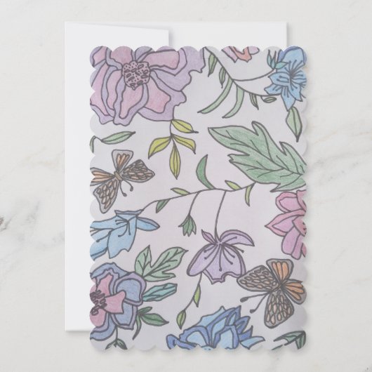 蝶と花 セーブザデート (裏面)