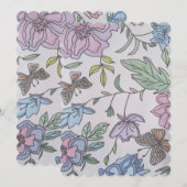 蝶と花 セーブザデート (正面/裏面)