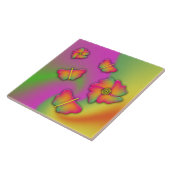 蝶と花 タイル (側面)