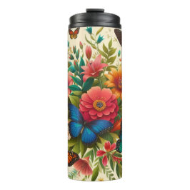 蝶と花 タンブラー