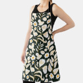 蝶と花：ドードル夏のパターン。 エプロン (インサイチュ)