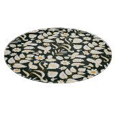 蝶と花:ドードル夏のパターン。 カッティングボード (角)