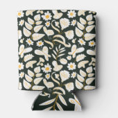 蝶と花：ドードル夏のパターン。 缶クーラー (裏面)