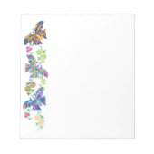 蝶と花 ノートパッド (正面)