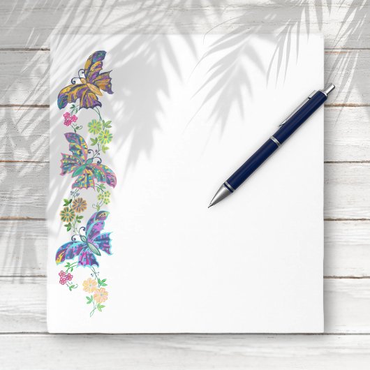 蝶と花 ノートパッド