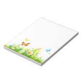 蝶と花 ノートパッド (回転)