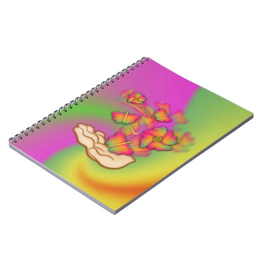 蝶と花 ノートブック (左側)