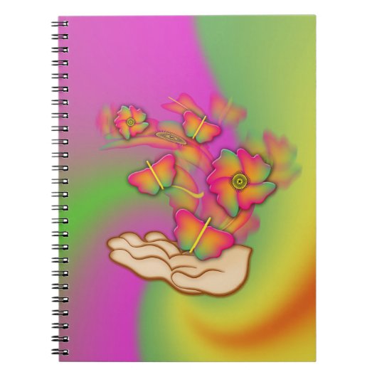 蝶と花 ノートブック (正面)