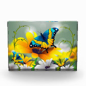 蝶と花  フォトブロック (正面)