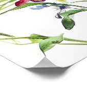 蝶と花 ポスター (角)