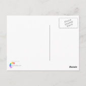 蝶と花 ポストカード (裏面)