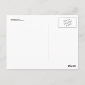 蝶と花 ポストカード (裏面)