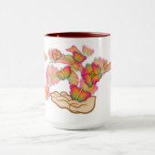 蝶と花 マグカップ (中央)