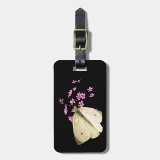 蝶と花 ラゲッジタグ (正面縦)