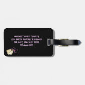 蝶と花 ラゲッジタグ (裏面横)