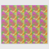 蝶と花 ラッピングペーパー (フラット)