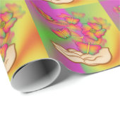 蝶と花 ラッピングペーパー (ロールコーナー)