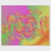 蝶と花 ラッピングペーパー (フラット)