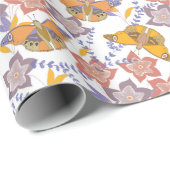 蝶と花 ラッピングペーパー (ロールコーナー)