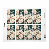 蝶と花 ラベル (フルシート)