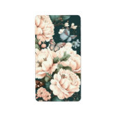 蝶と花 ラベル (正面)