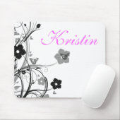 蝶と花、個人用マウスパッド マウスパッド (マウス)