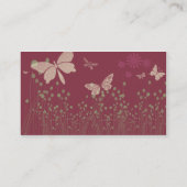 蝶と花 名刺 (裏面)