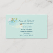 蝶と花 名刺 (裏面)