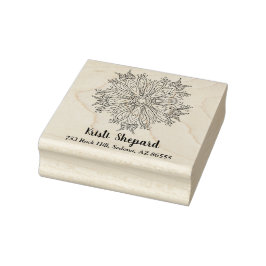 蝶と花、名前とアドレス、DIY、Vs 2 ラバースタンプ