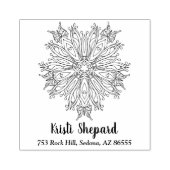 蝶と花、名前とアドレス、DIY、Vs 2 ラバースタンプ (インプリント)