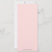 蝶と花 招待状 (裏面)