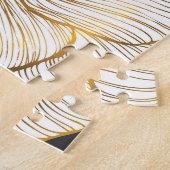 蝶と花：春ボホパターン ジグソーパズル (側面)