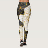 蝶と花：春ボホパターン レギンス (裏面)