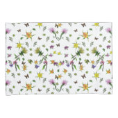 蝶と花 枕カバー (正面右)