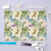 蝶と花 薄葉紙 (クラフト)