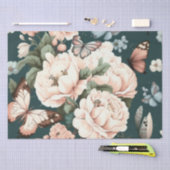 蝶と花 薄葉紙 (クラフト)