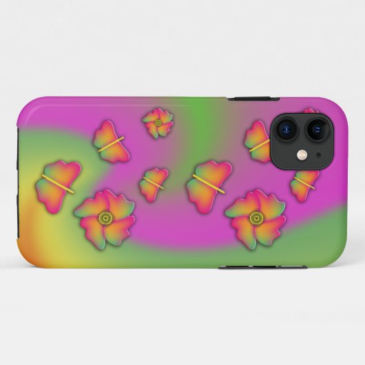 蝶と花 Case-Mate iPhoneケース (裏面(横))