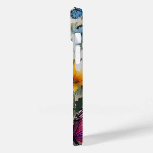 蝶と花 Case-Mate iPhoneケース (裏面 / 左)