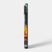 蝶と花 iPhoneケース (左側面)
