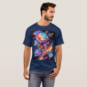 蝶と花 Tシャツ (正面フル)