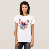 蝶と花 Tシャツ (正面フル)