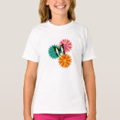 蝶と花 Tシャツ (正面)