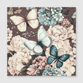 蝶と茶色の花 (正面)