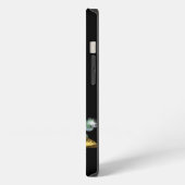 蝶と葉雨滴の星 iPhoneケース (左側面)