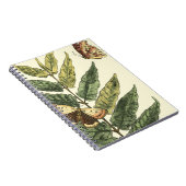 蝶と葉黒枠つき蝶 ノートブック (右側)