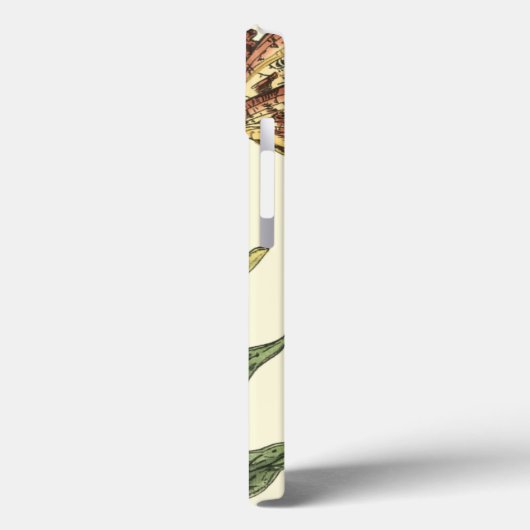 蝶と葉黒枠つき蝶 Case-Mate iPhoneケース (裏面 / 左)