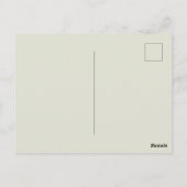 蝶と蛾の自然コレクションドローイング ポストカード (裏面)