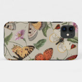 蝶と蛾の自然コレクションドローイング Case-Mate iPhoneケース (裏面(横))