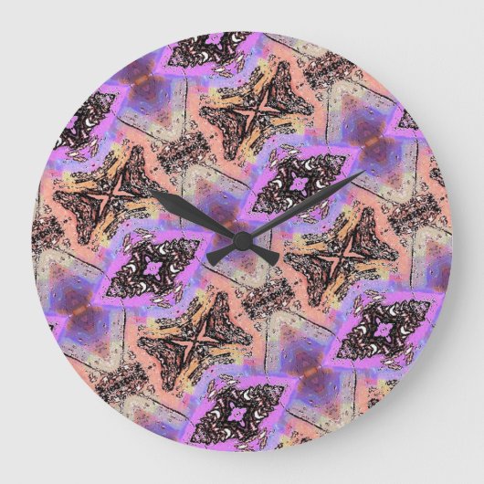 蝶と蛾 ラージ壁時計 (正面)